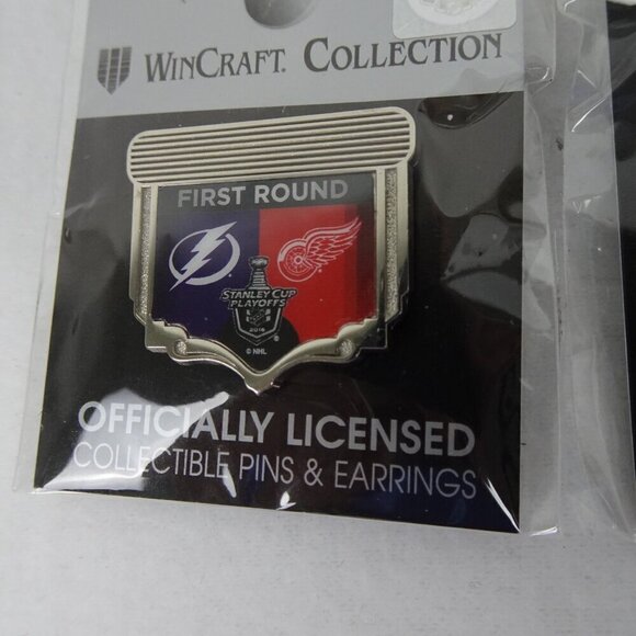 4 TAMPA BAY LIGHTNING & Hockey Lapel Pins NHL Tie Tack 2016 2018 - Picture 8 of 11